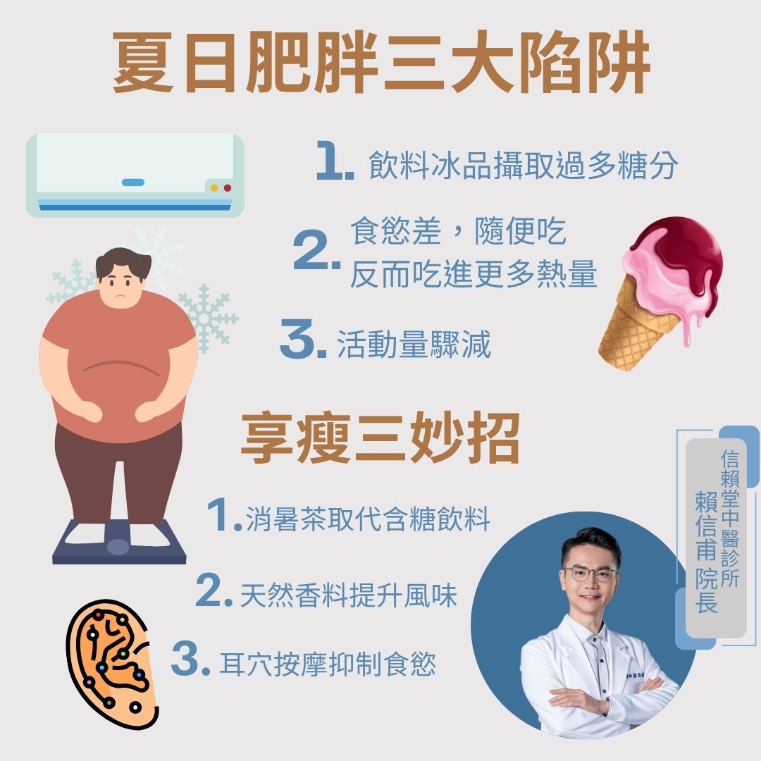 夏日肥胖三大陷阱!